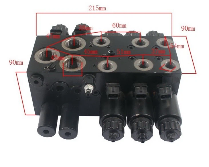 Hydraulic Multi-way Valve For Hangcha Forklift (AV 7431-12V 0-A1)