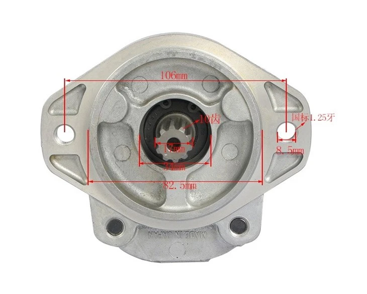 Forklift Parts 67130-13330-71 Hydraulic Pump For 7FD20~30/1DZ/4Y (67120-23360-71) suppliers