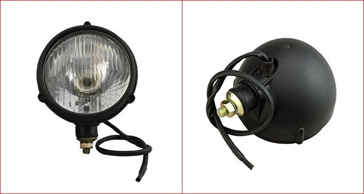 Forklift Spare Parts 0009740420 Round Headlamp For Linde H30D/351/335