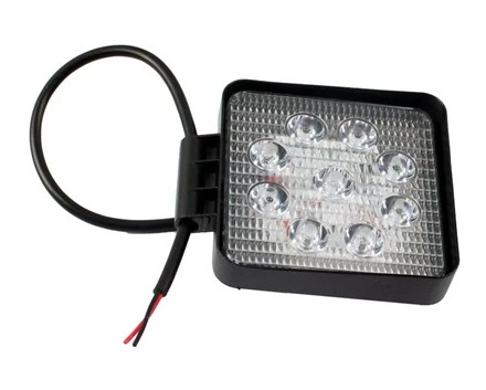 Iekrāvēja daļas 8F galvas luktura LED 12-80V kvadrātveida tips