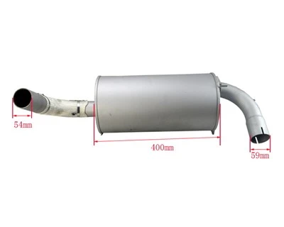 Trokšņa slāpētājs, iekrāvēja daļas 230C2-30101 trokšņa slāpētāja izplūde priekš FD50 ~ 80z8, 6BG1