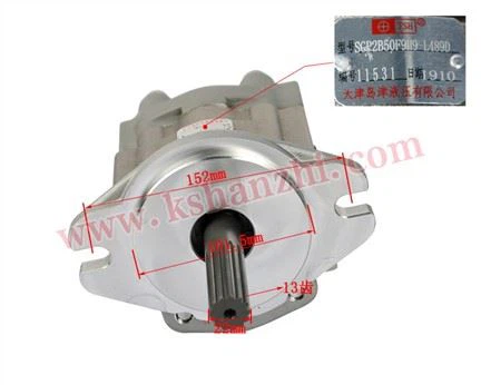 Hidrauliskās eļļas pārnesumu sūknis, ko izmanto Mitsubishi 91871-24200FC